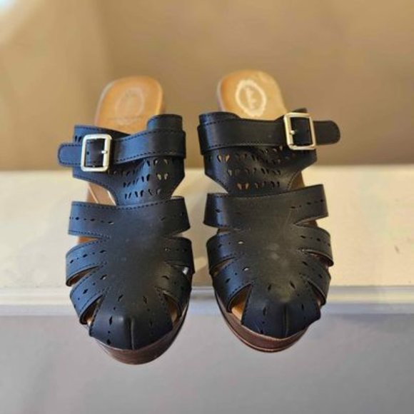 New, Atalina Womens Black Slides Sandals Shoes size 8.5 - Picture 2 of 4